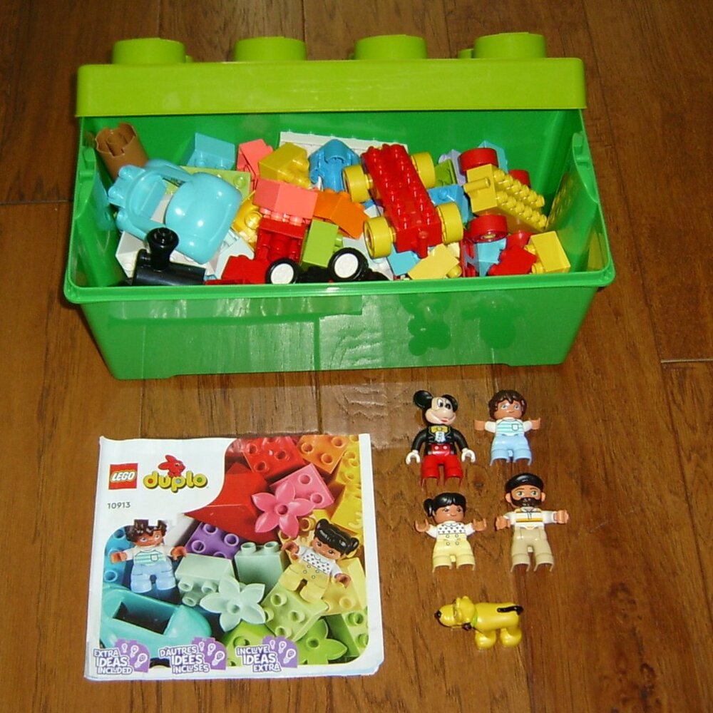 LEGO 10913 DUPLO Classic Brick & Storage Box w/Extras. VGUC